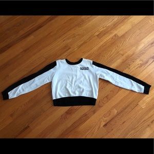 Forever 21 Black and White Sweatshirt